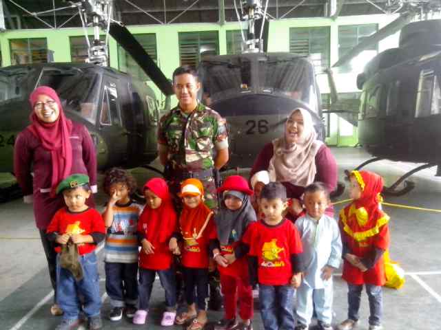 FIELD TRIP TK DAARUL QUR’AN SCHOOL SEMARANG KE LANUMAD TNI AD SEMARANG