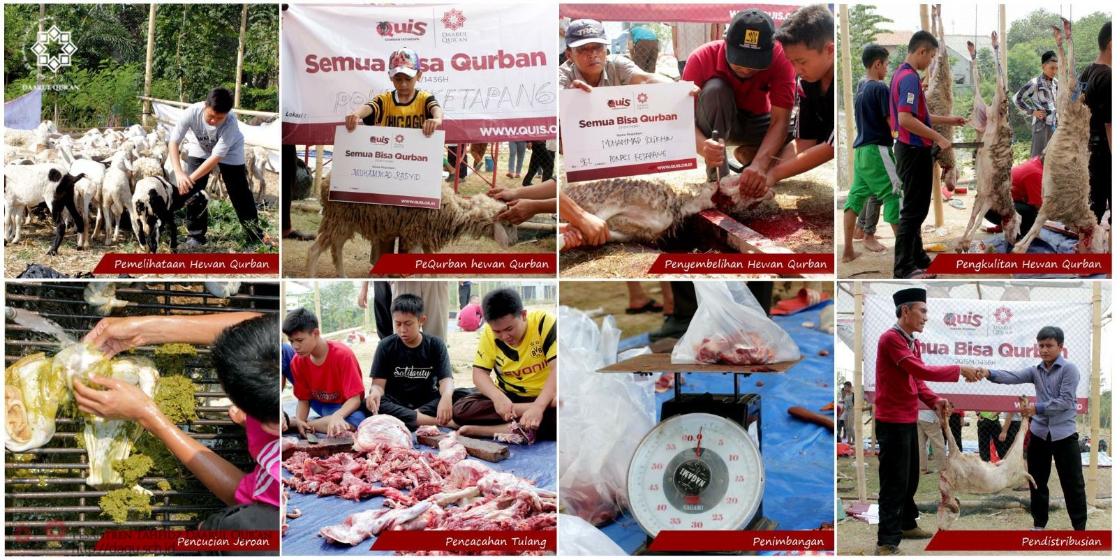 Qurban di Pesantren Tahfidz Tangerang