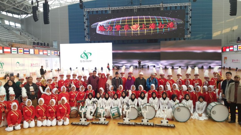 Marching Band Gita Nadaqu Berlaga di Shanghai