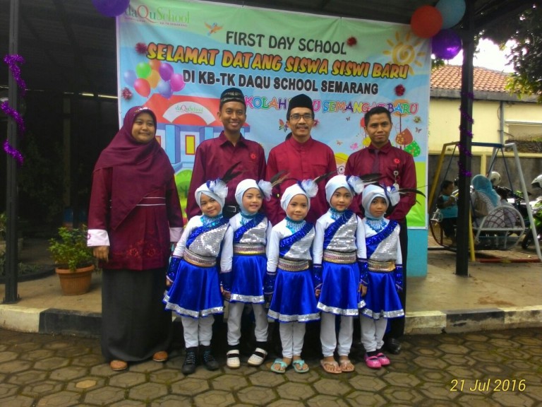 Semarak Hari Pertama Sekolah di Daqu Kids Semarang