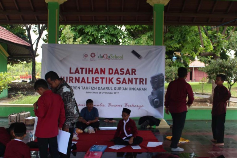 Santri Daqu Ungaran Ikuti Pelatihan Jurnalistik