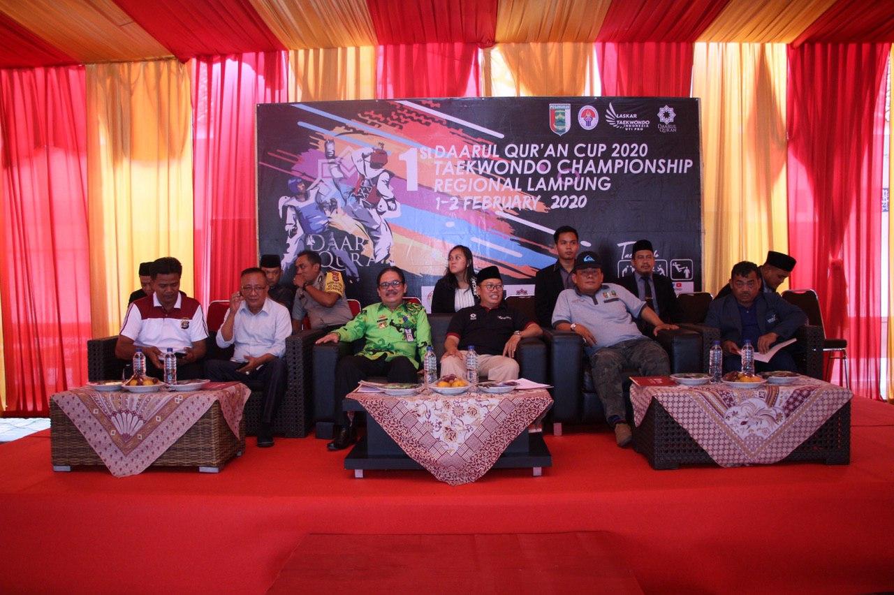 Ratusan Atlit Ikuti The First Daarul Qur’an Taekwondo Championship 2020 Regional Lampung