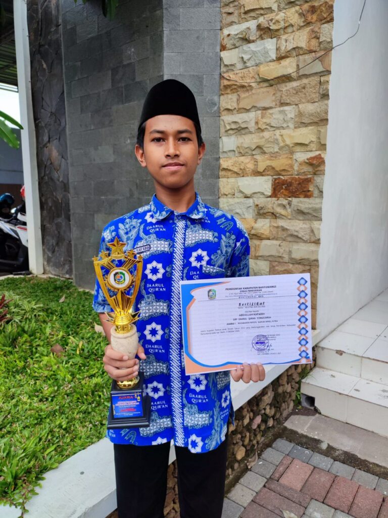 Santri Pesantren Daqu Banyuwangi Raih Juara 1 MHQ Tingkat Kabupaten